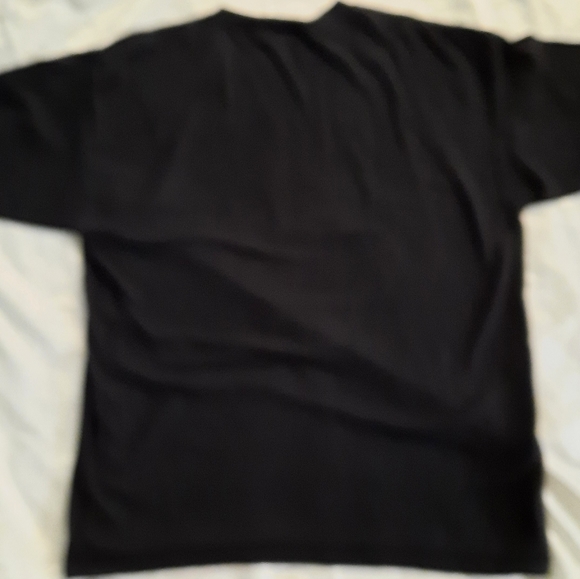 Spiderman- Men's Black T-Shirt, Changes Tag, Felt Design, Single Stitch- Size XL - Picture 5 of 5